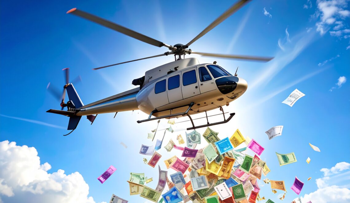 Helicóptero do Dinheiro